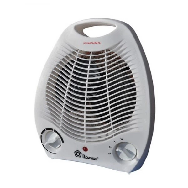 Тепловентилятор Domotec MS-5901 2000 Вт с термостатом и 3 режимами Белый (PH00533)