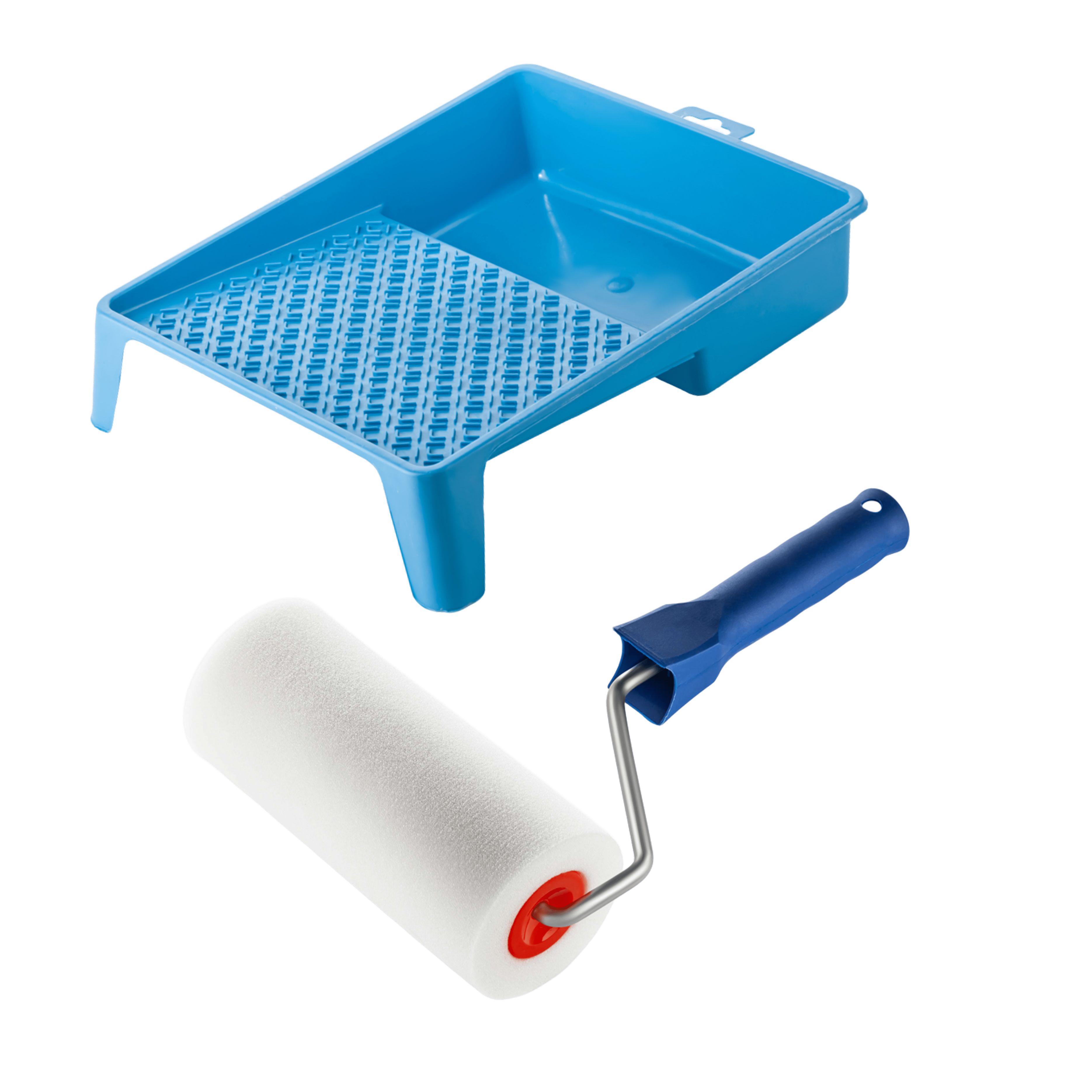 Валик поролоновый 180х80 мм с ручкой и ванночка (770-173)