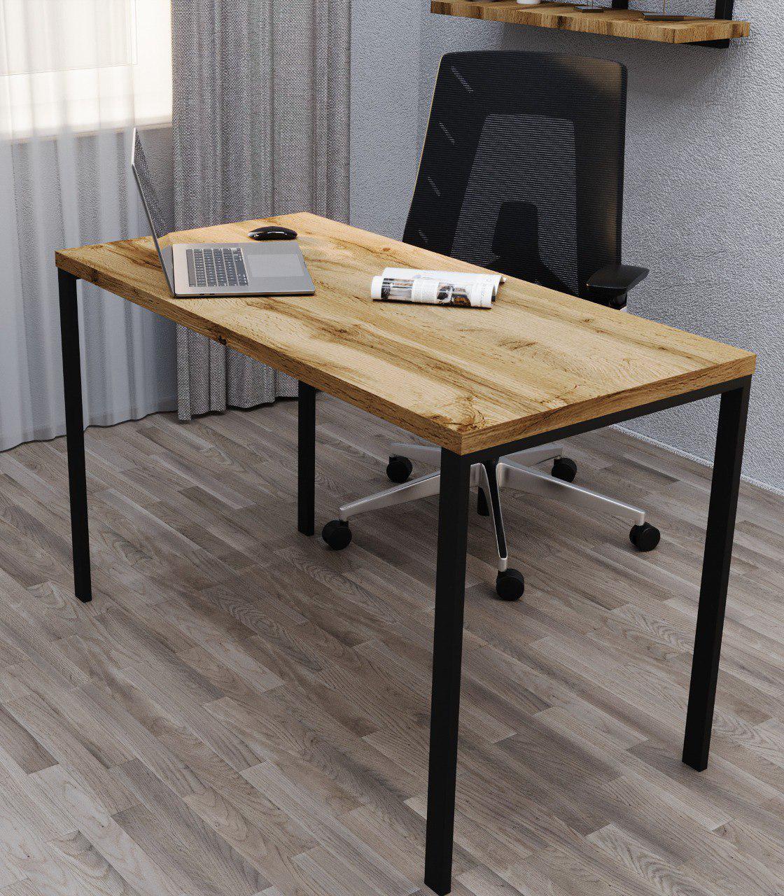 Стіл письмовий Loft Серія 3 1400х700х32 мм Дуб тахо (20619186) - фото 1 Стіл письмовий Loft Серія 3 1400х700х32 мм Дуб тахо (20619186) - фото 1