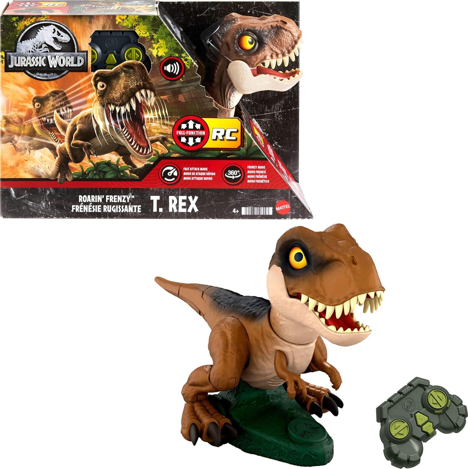 Динозавр Jurassic World T-Rex Roarin Frenzy RC Vehicle (412569632)