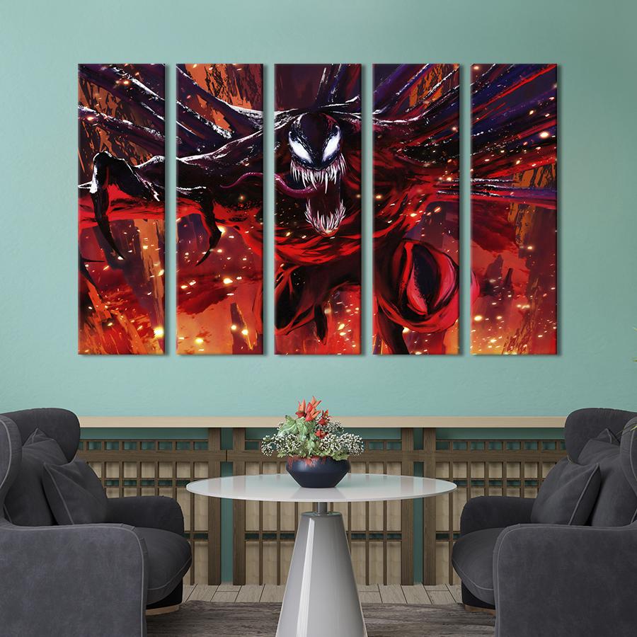 Картина на холсте Клетус Кэседи, Карнаж / Марвел 155x95 см (1525-51)