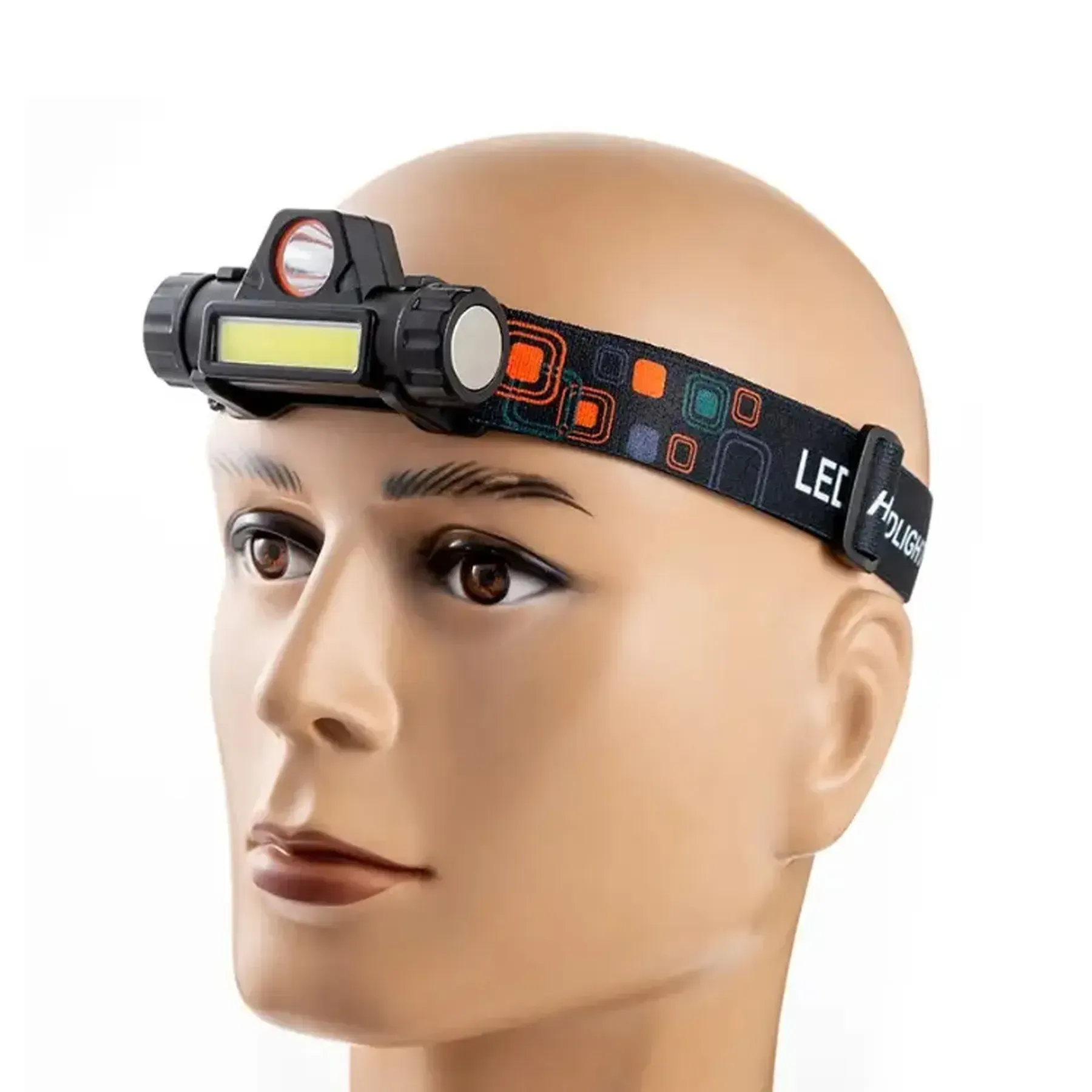 Фонарь налобный BL-8101 XPE+COB с магнитным креплением (234562554) - фото 7 Фонарь налобный BL-8101 XPE+COB с магнитным креплением (234562554) - фото 7