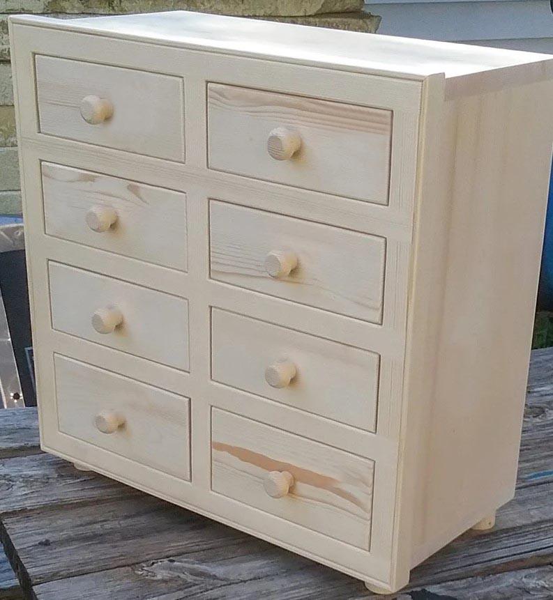 Мини-комод из дерева Теманга Бланже (МНК-007101)