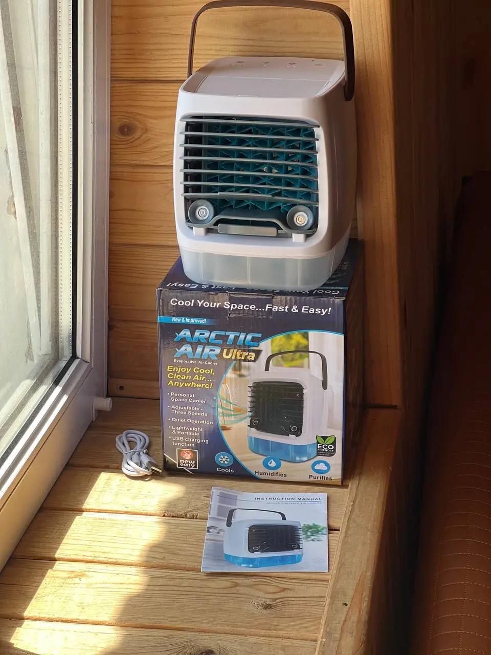 Вентилятор портативний USB з водяним охолодженням (XL-1375) - фото 2 Вентилятор портативний USB з водяним охолодженням (XL-1375) - фото 2