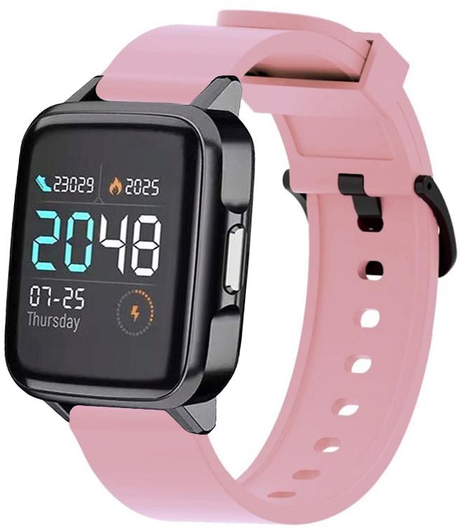 Ремінець силіконовий Like для Haylou Smart Watch 2 LS02 Pink (19163)