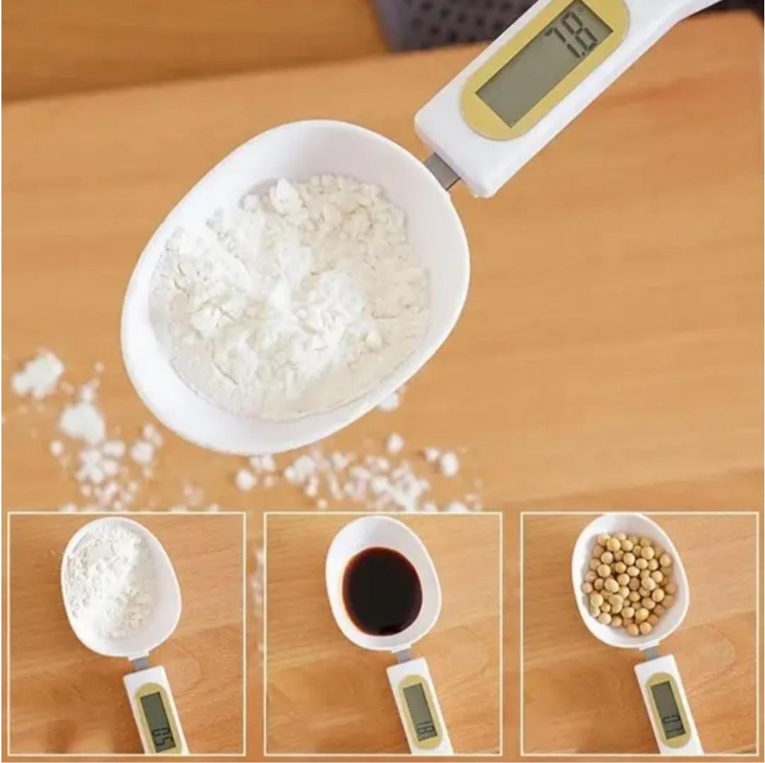 Мерная ложка-весы электронная с LCD дисплеем до 500 г White (2435740315) - фото 9 Мерная ложка-весы электронная с LCD дисплеем до 500 г White (2435740315) - фото 9