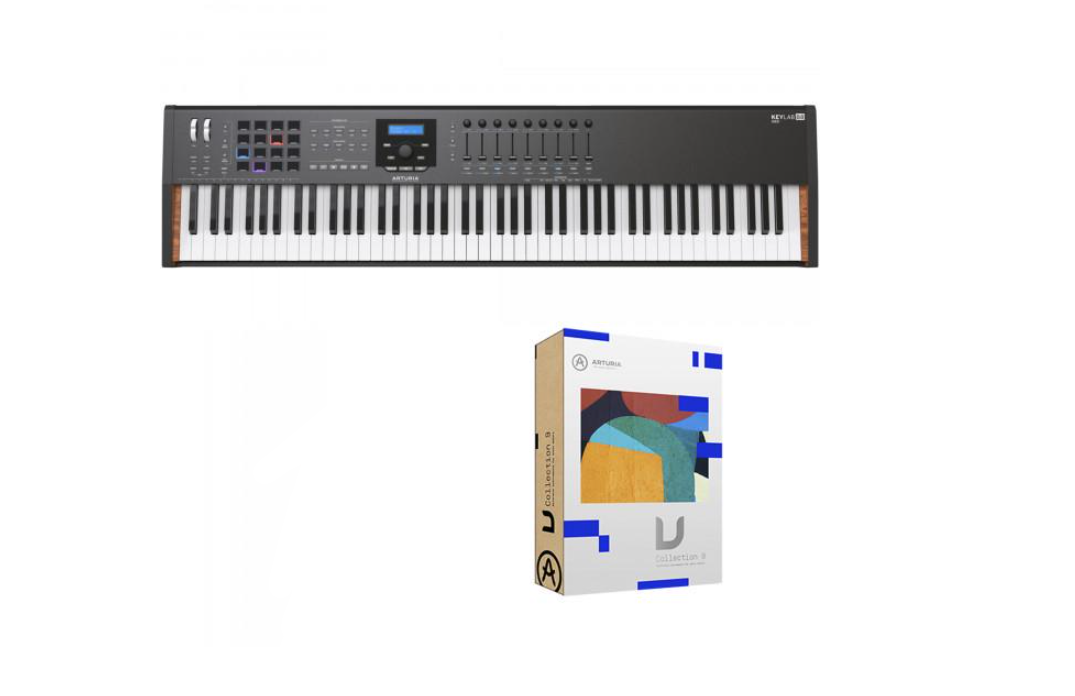 Клавиатура MIDI Arturia KeyLab 88 MkII Edition/V Collection 9 Black (2128243)