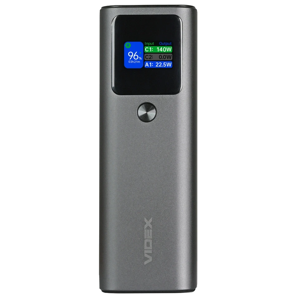 Повербанк Videx VPB-316 PD140 Вт 30000 мАг