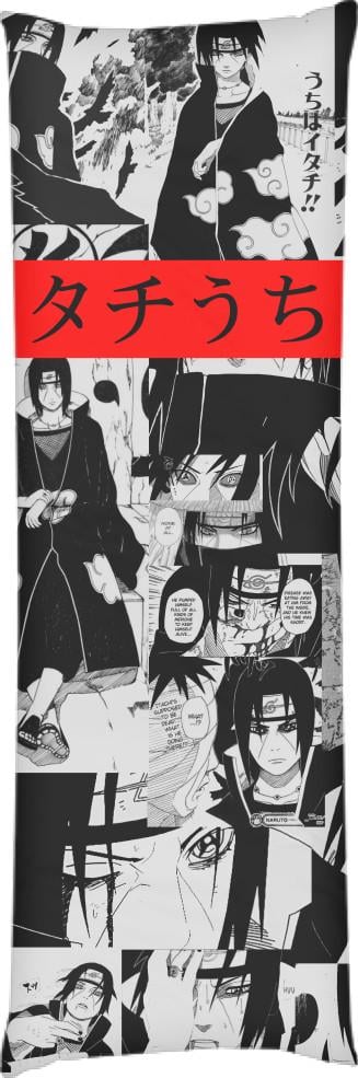 Подушка дакимакура Itachi Uchiha Manga 40x100 см (13545633)