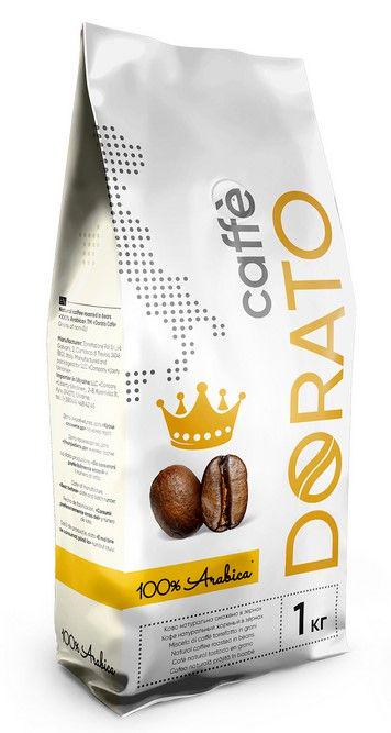 Кава зернова Caffe Dorato 100% Arabica 1 кг (8019650004995)