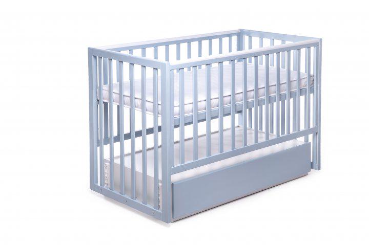 Ліжечко трансформер дитяче з ящиком CHARIVNE Блакитний - фото 2 Ліжечко трансформер дитяче з ящиком CHARIVNE Блакитний - фото 2