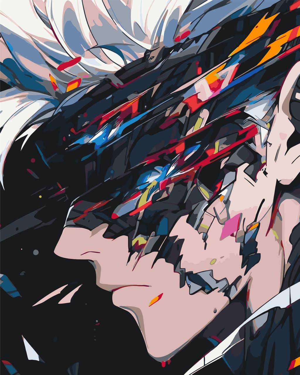 Картина за номерами ORIGAMI аніме Магічна битва Сатору Годжо 40х50 см (LW30790)