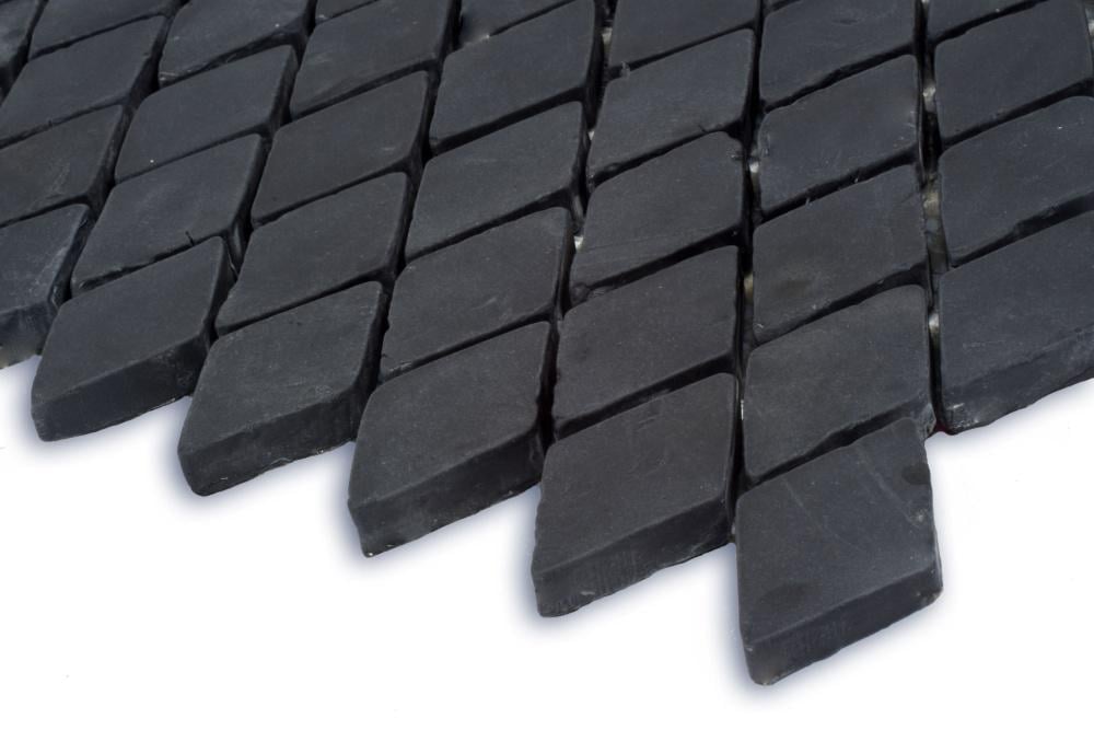 Керамогранитная мозаика Kotto Ceramica MI7 30500306C 300x300x10 мм/ромб 30x50 мм Nero