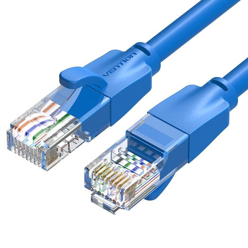 Патч-корд сетевой Vention Cat6 UTP 0,5 м Синий (IBELD)