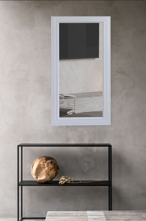 Дзеркало в рамці CRYSTAL GLASS 2260 1700х700 мм Білий (С3912)