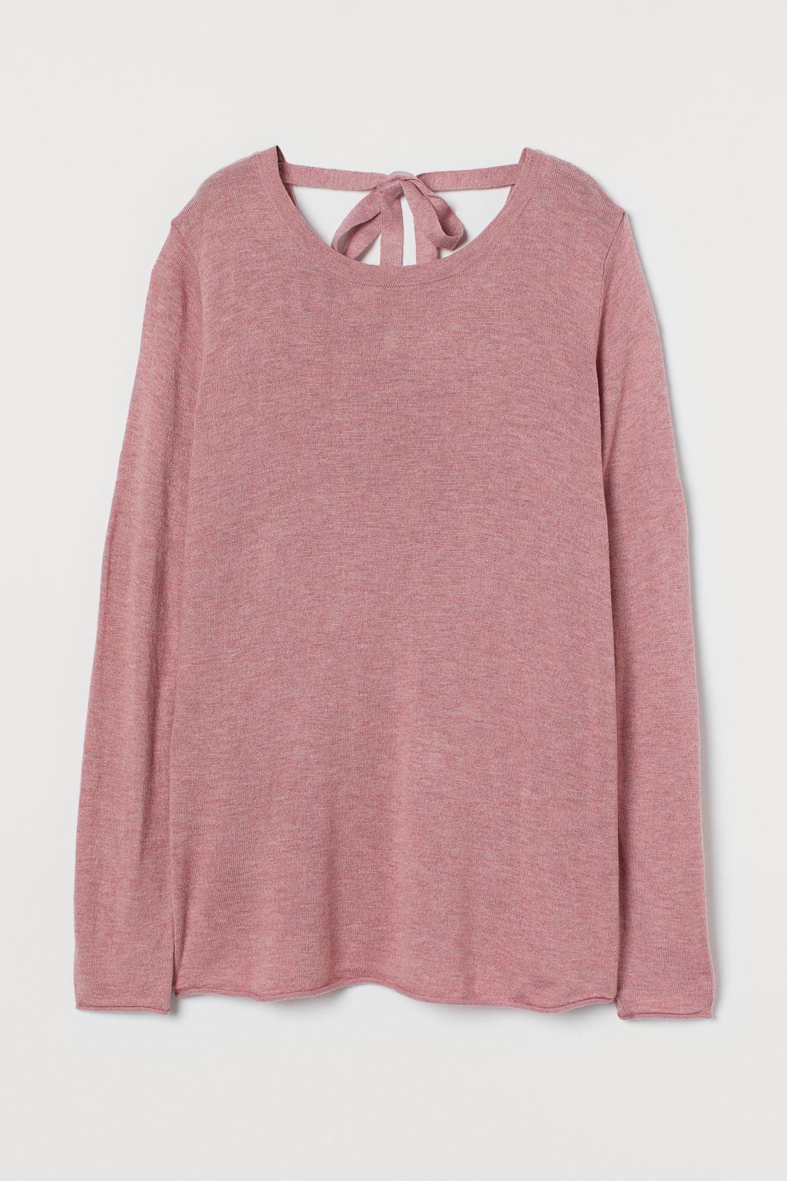 Джемпер для беременных H&M S Розовый меланж (1312913018)