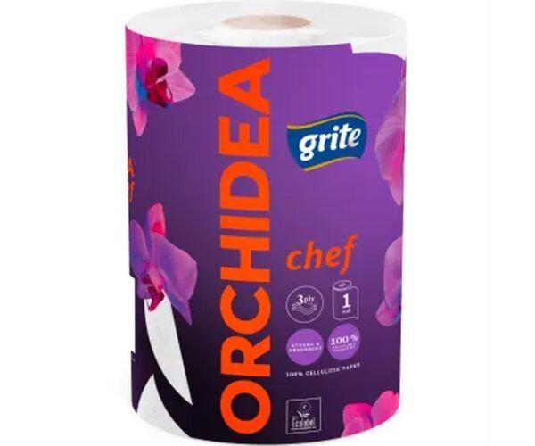 Бумажные полотенца трехслойные GRITE Orchidea 41 м 230 листов (17803)