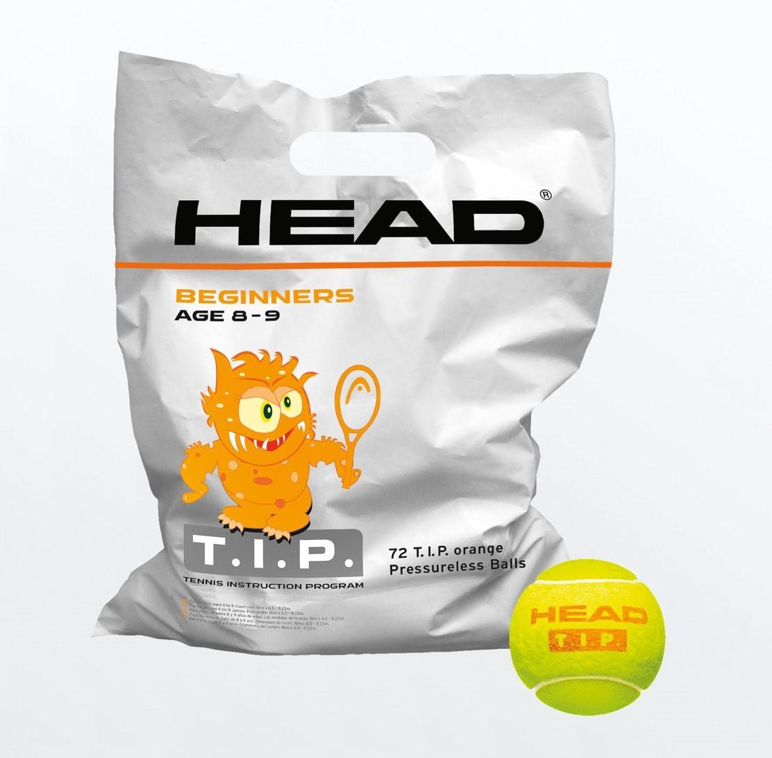 М'ячі для тенісу Head TIP orange polybag 72 шт. (578270)