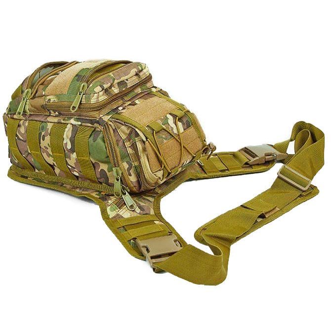Рюкзак-сумка штурмовой SILVER KNIGHT 10 л Камуфляж Multicam (TY-803) Рюкзак-сумка штурмовой SILVER KNIGHT 10 л Камуфляж Multicam (TY-803)