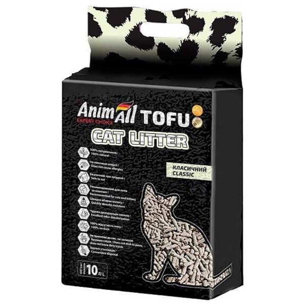 Наповнювач для котячого туалету AnimAll Tofu Classic соєвий 10 л (2377799771)