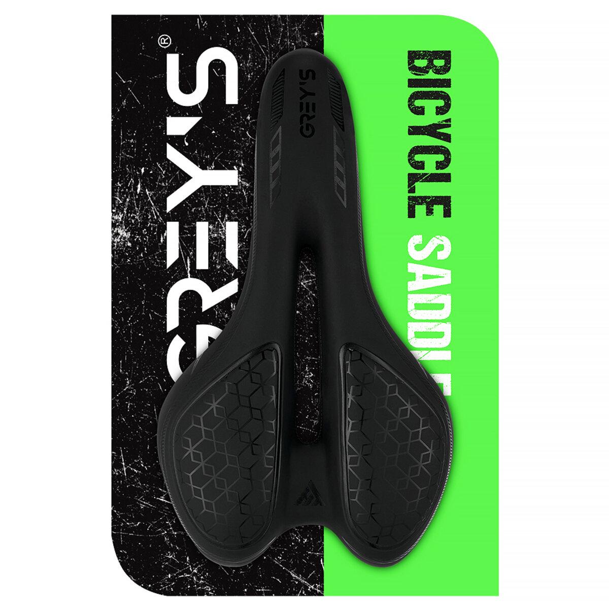 Седло велосипедное GREY'S 280 мм х160 мм Черный - фото 5 Седло велосипедное GREY'S 280 мм х160 мм Черный - фото 5