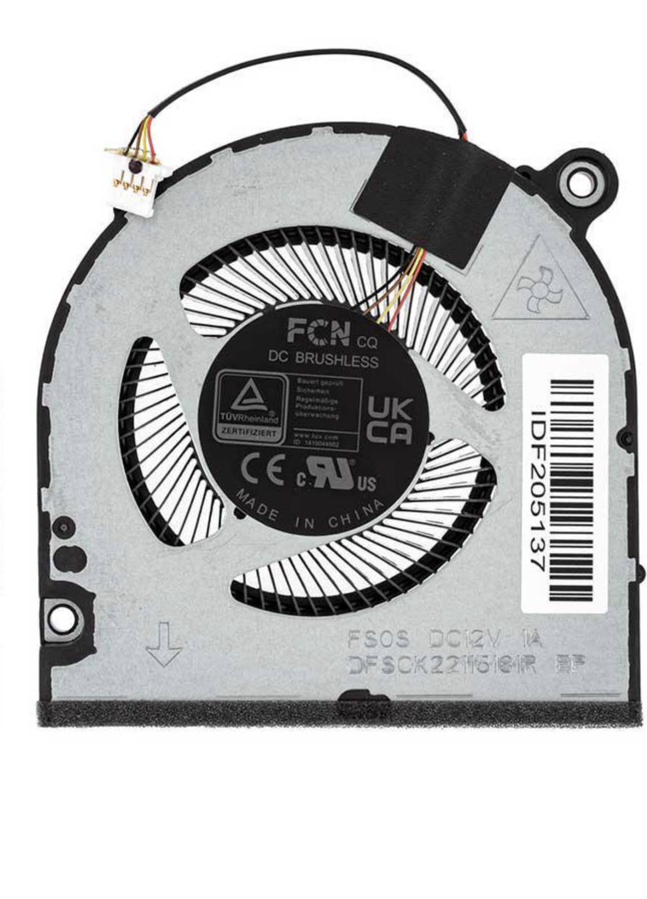 Вентилятор для ноутбука Acer Nitro V 15 ANV15-52 70х70х9,5 мм (23.QNAN7.002)