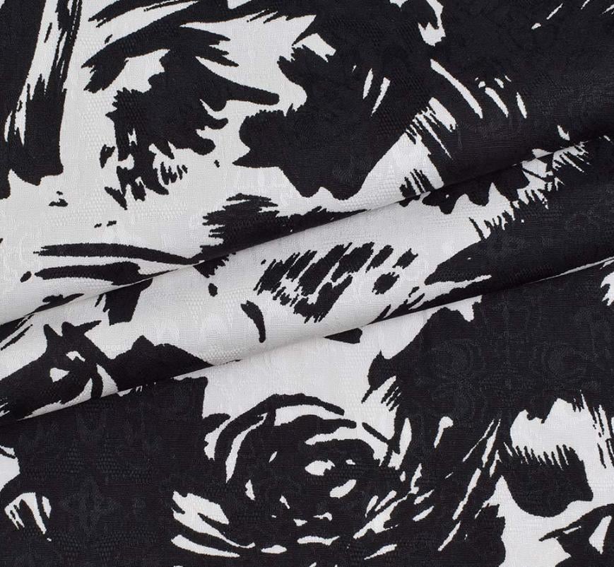 Ткань коттон-жаккард стрейч ширина 145 см Разноцветный (11836.014)