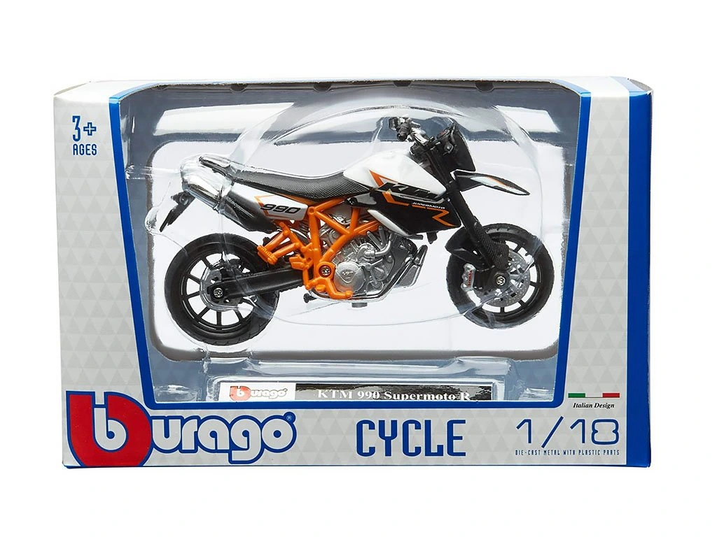 Модель мотоцикла Bburago KTM 990 Supermoto R 1:18 (2546237564)