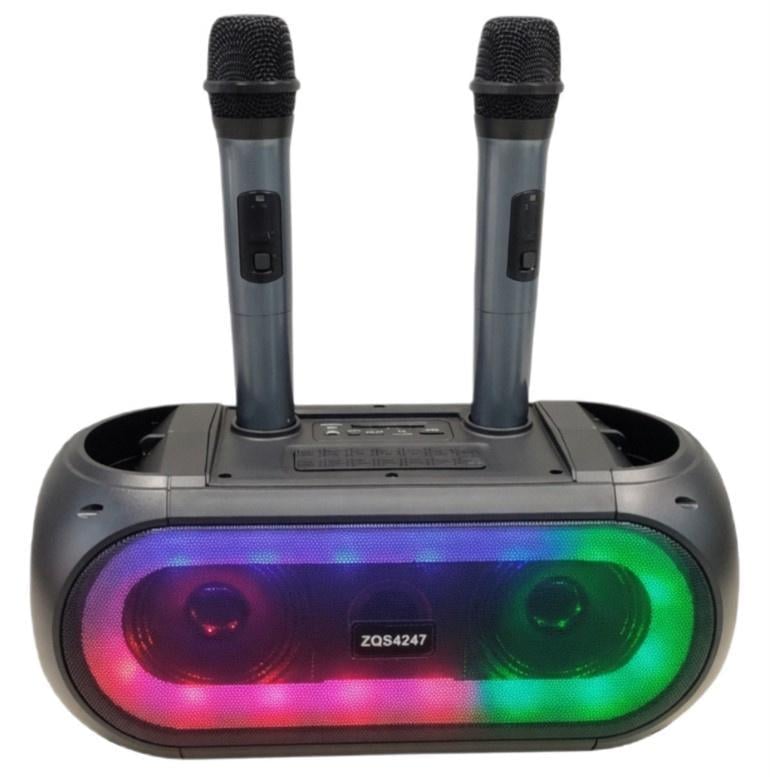 Колонка аккумуляторная акустическая ZQS 4247/7978 с Bluetooth и 2 микрофонами 120 Вт (2104619539)