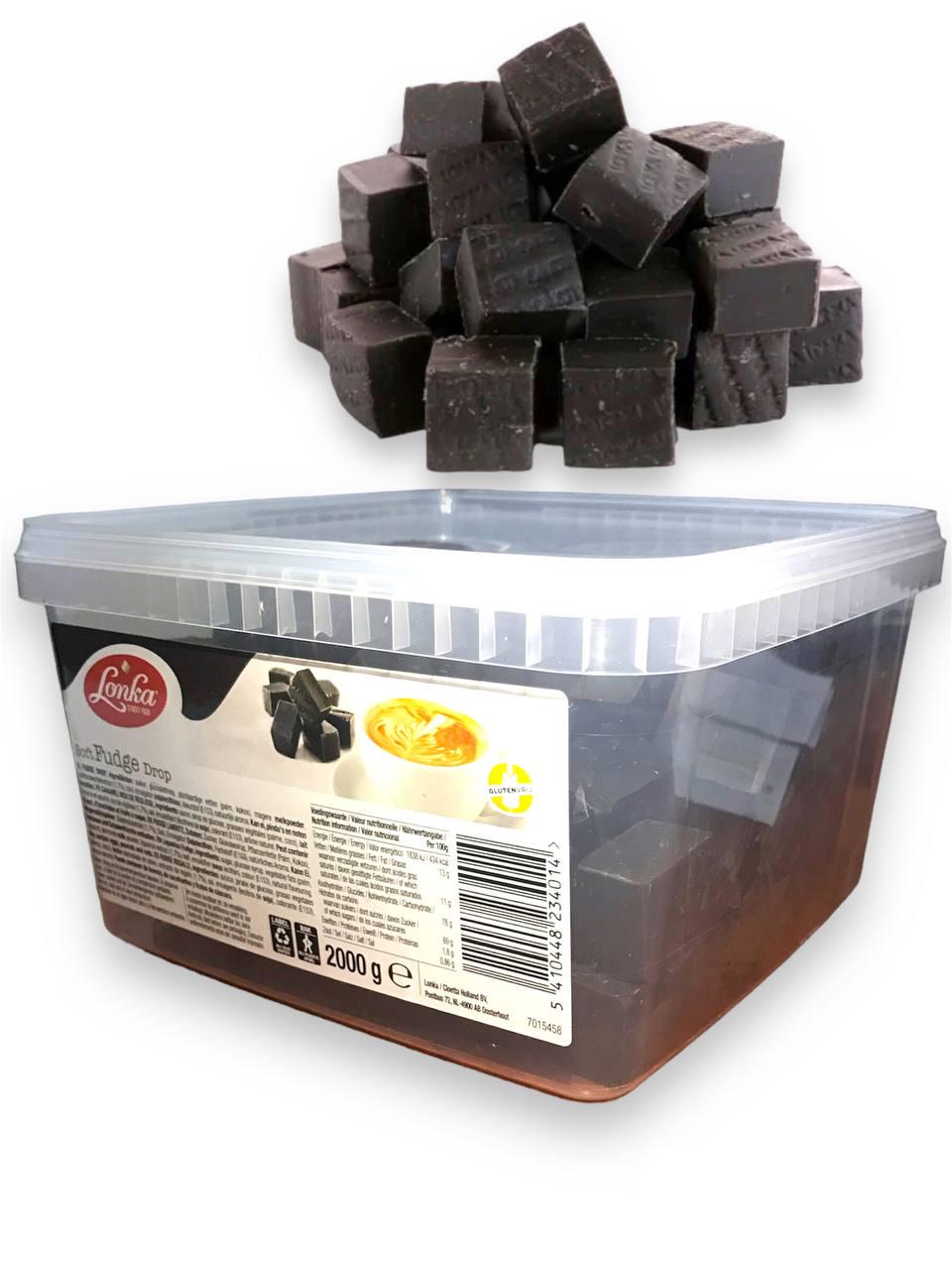 Нуга Lonka Fudge Drop Лакрица 2 кг (00000005806)