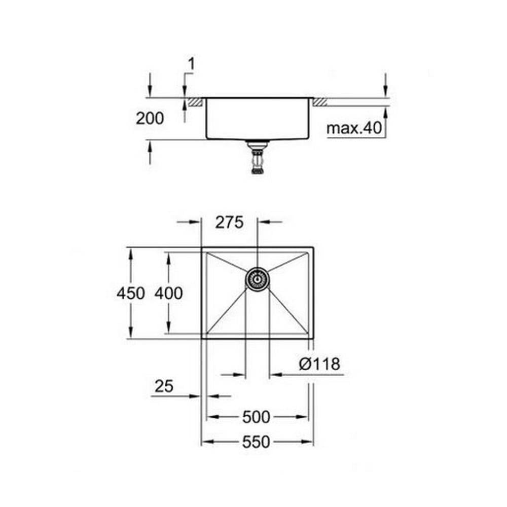 Кухонная мойка Grohe Sink K700 31726SD0 - фото 2