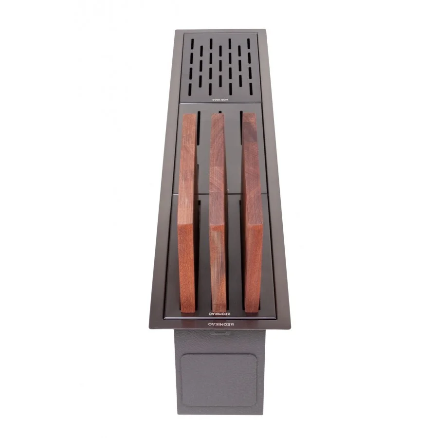 Сушка-органайзер вбудована LEOMIKAO ML-01 GM PVD вороняна сталь (000346) - фото 4 Сушка-органайзер вбудована LEOMIKAO ML-01 GM PVD вороняна сталь (000346) - фото 4