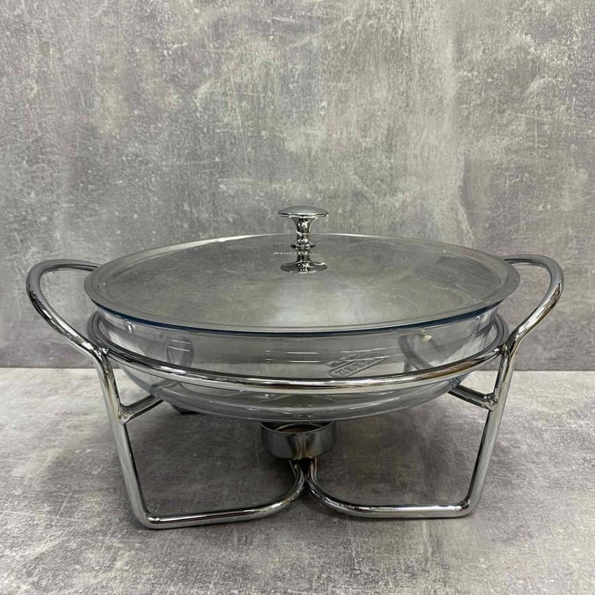 Мармит стеклянный Bohmann круглый 2,4 л (BH-2003)