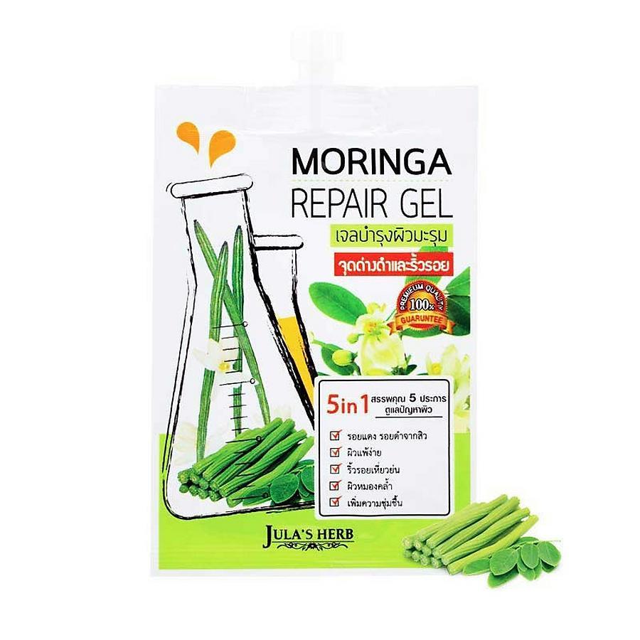 Гель для лица Julas herb восстанавливающий с морингой 8 гр