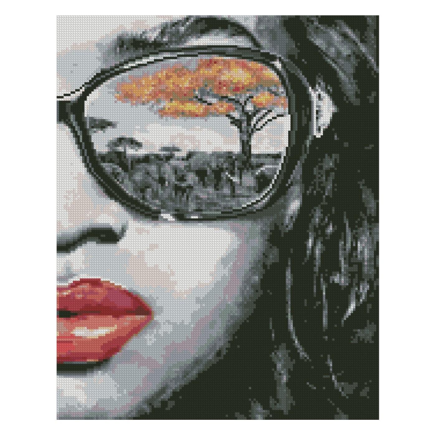 Алмазная мозаика Strateg Африка в очках 40х50 см (FA40834)