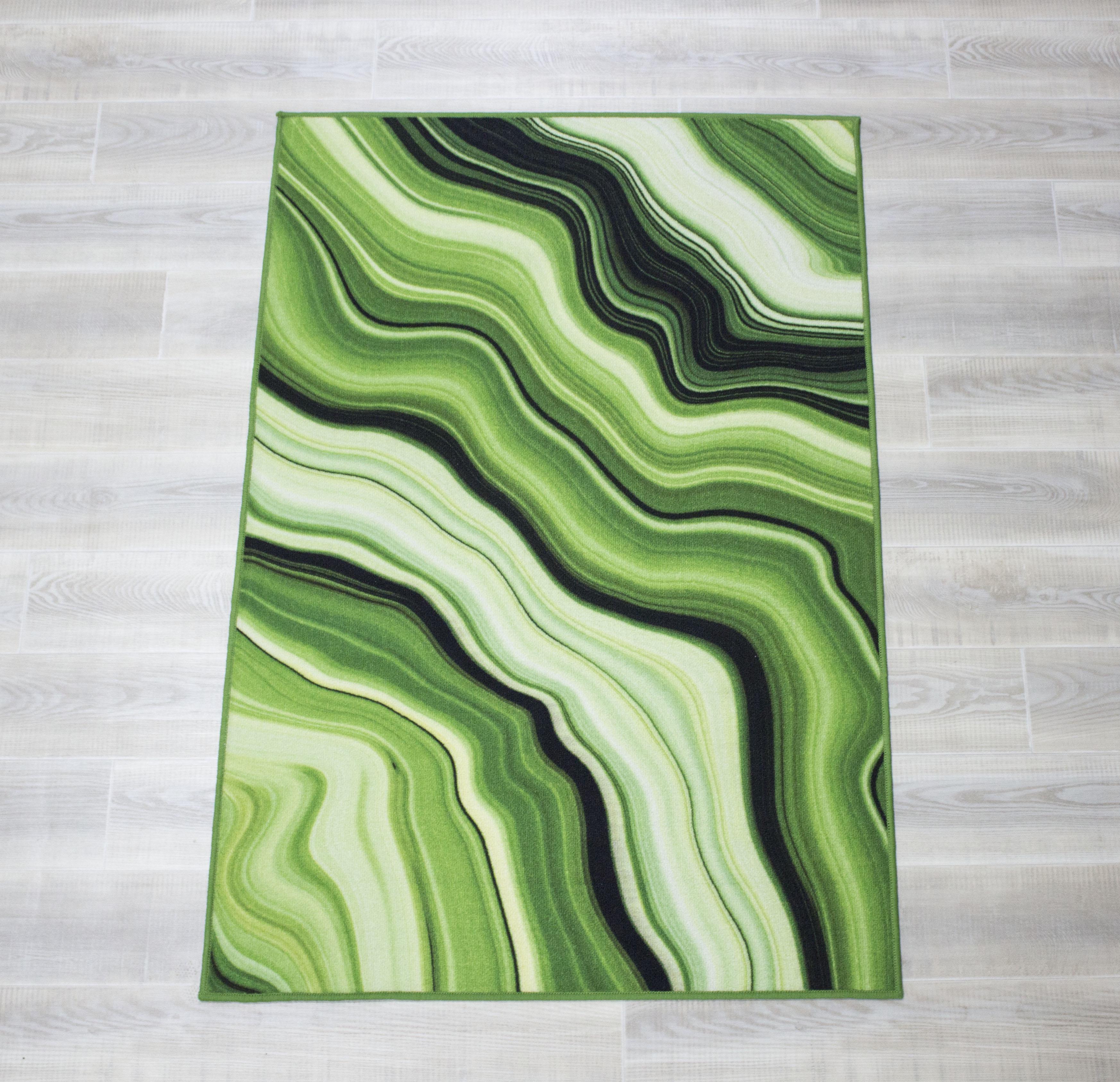 Килимок Print Digital 100x150 см Малахітовий мармор (24167097) - фото 3 Килимок Print Digital 100x150 см Малахітовий мармор (24167097) - фото 3