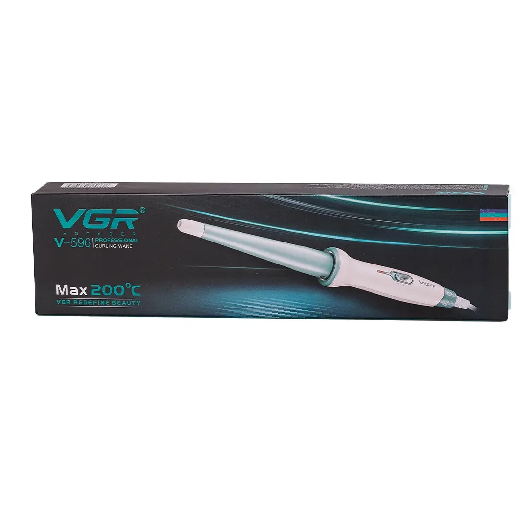 Плойка для волос VGR V-596 с керамическим покрытием конусная (7374) - фото 6