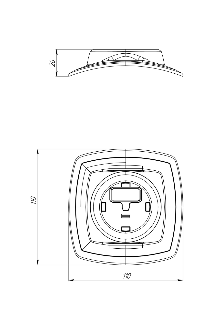 Монтажная площадка Borika FASTen Mp219 с радиусной основой для монтажа замков Fs218 на поверхности лодки Черный (01.16.019.01.01) - фото 2