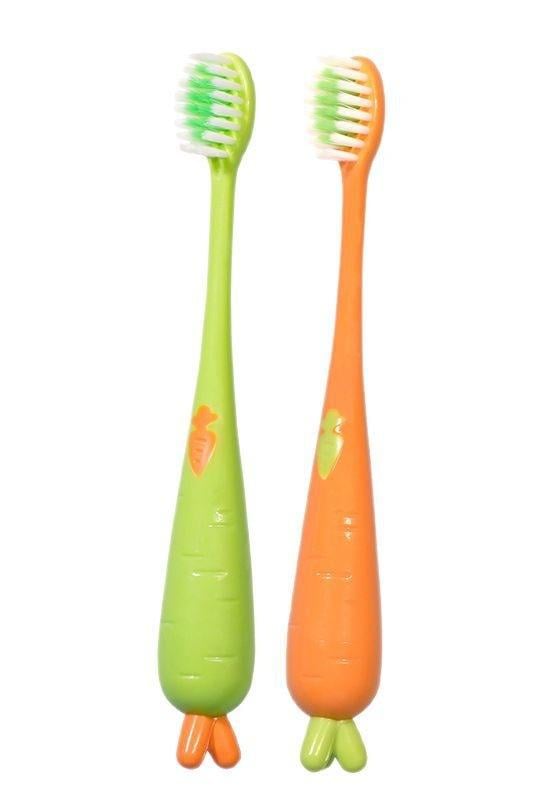 Комплект зубных детских щеток Морковь R9516 мягкая щетина от 2 лет (30252346)