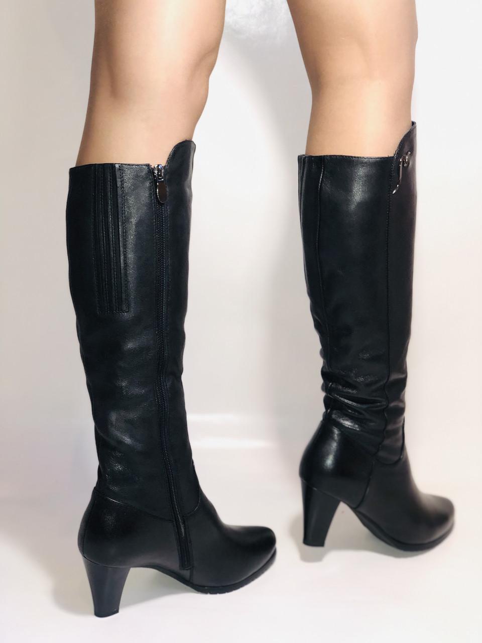 Сапоги женские зимние Molka р. 38 24,5 см Черный (2432) - фото 5