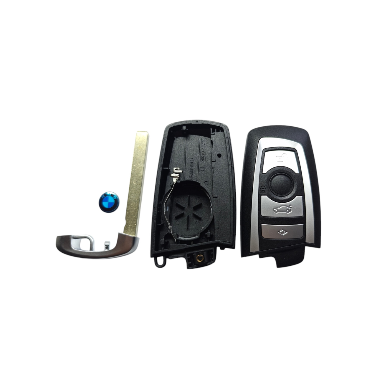 Корпус ключа BMW на 3 кнопки 3/5/7 Серый (2407023873)