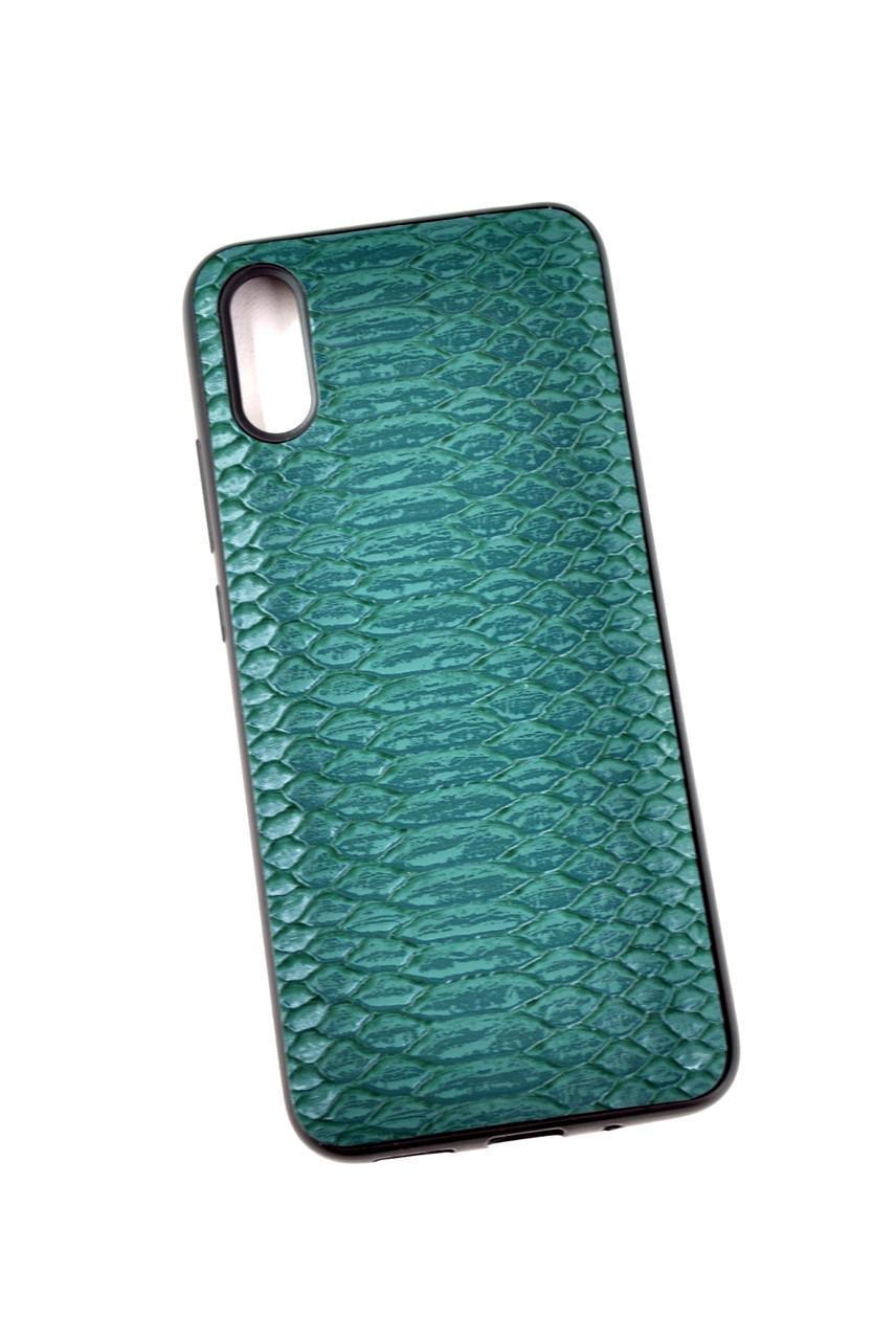 Чехол для телефона Samsung A01 Core/M01 Core Silicone Lizard Dark green