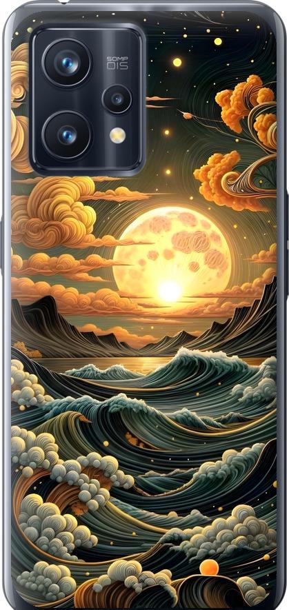Чехол на Realme 9 Pro Plus Арт волны (6332u-2596-42517)