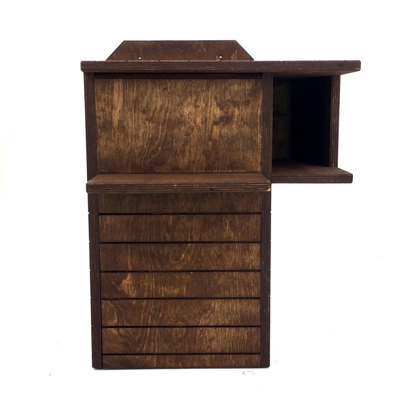 Домик для белок из дерева Чилим Капучино (ДДБ-000709) - фото 2 Домик для белок из дерева Чилим Капучино (ДДБ-000709) - фото 2