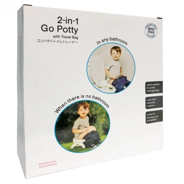 Детский горшок трансформер без дна 2-in-1 Go Potty Зеленый - фото 6