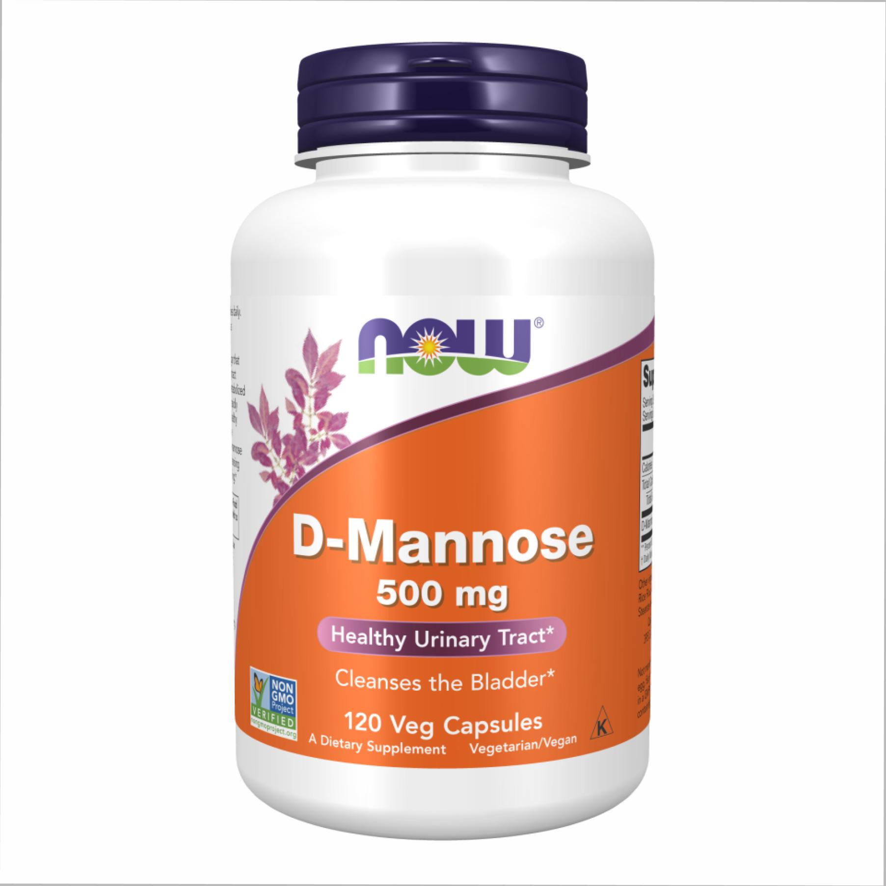 Натуральная добавка D-Mannose 500 mg 120 caps (100-58-8831431-20)