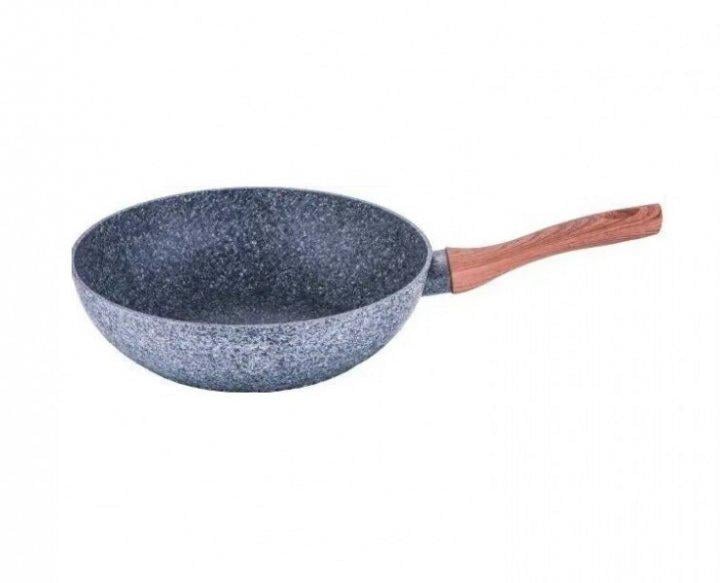 Сковорода-вок Edenberg EB-5662 з кришкою 24 см 2,1 л (9298456)