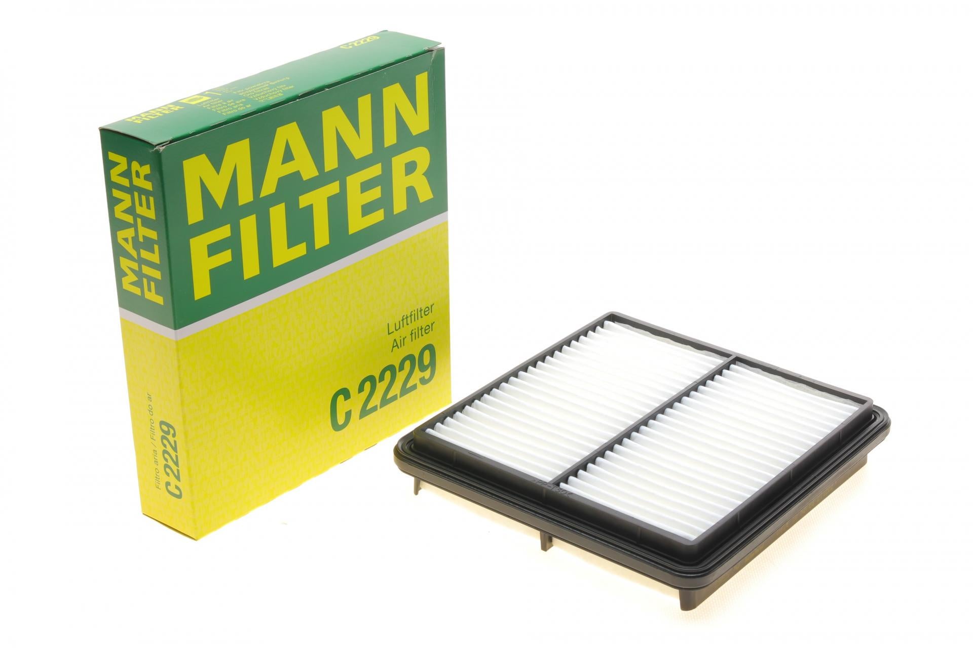 Фильтр воздушный Mann-Filter для Daewoo Lanos 1,4-1,6 97-10/Nexia 1,5 08- (C 2229)