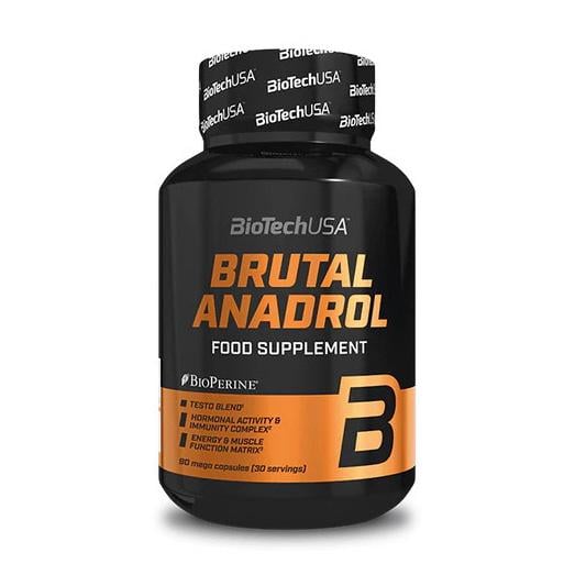 Бустер тестостерона BioTech Brutal Anadrol с цинком пажитником и кофеином 90 капс.