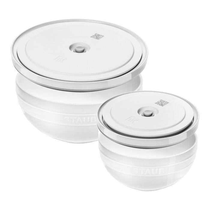 Набор мисок с вакуумными крышками Zwilling JA Henckels Fresh & Save 4 пред. Белый (2659180)